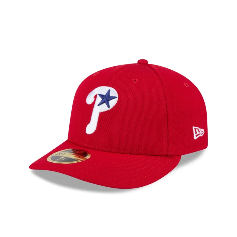 Philadelphia Phillies 2025 Clubhouse Alt Low Profile 59FIFTY Fitted Hat sold by New Era