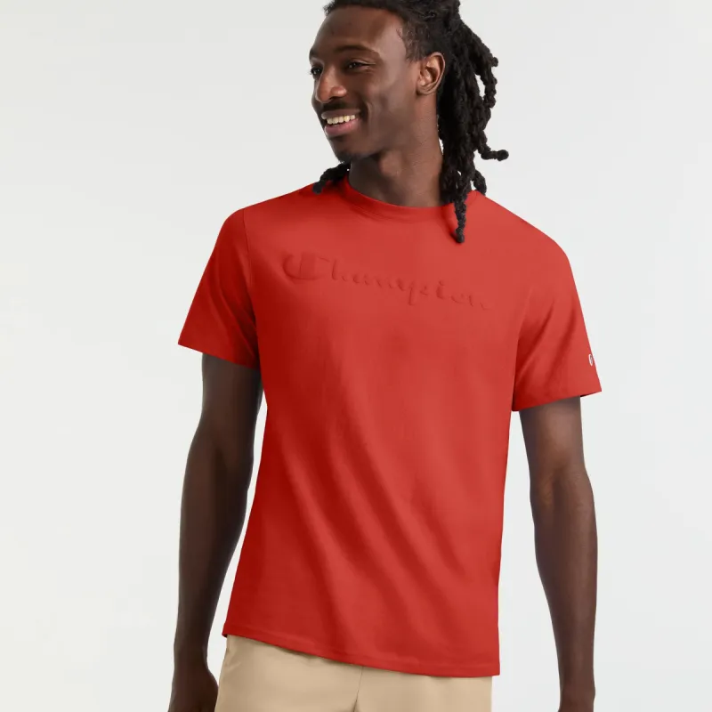 Classic Graphic T-Shirt, Tonal Script Logo sold by Champion