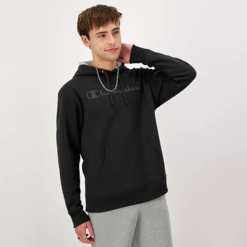 Powerblend Hoodie, Tonal Script Logo sold by Champion