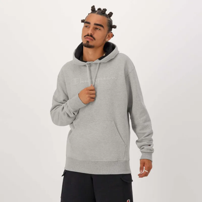 Powerblend Hoodie, Tonal Script Logo sold by Champion