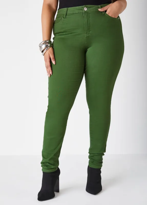 High Rise Denim Jeggings sold by Ashley Stewart