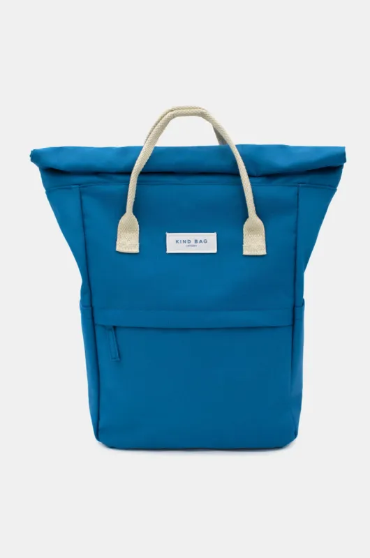 Petrol Blue | Hackney Backpack | Medium sold by Kind Bag
