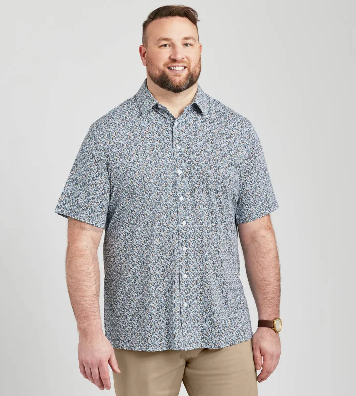 Allover Floral Knit Shirt sold by Mr. Big and Tall