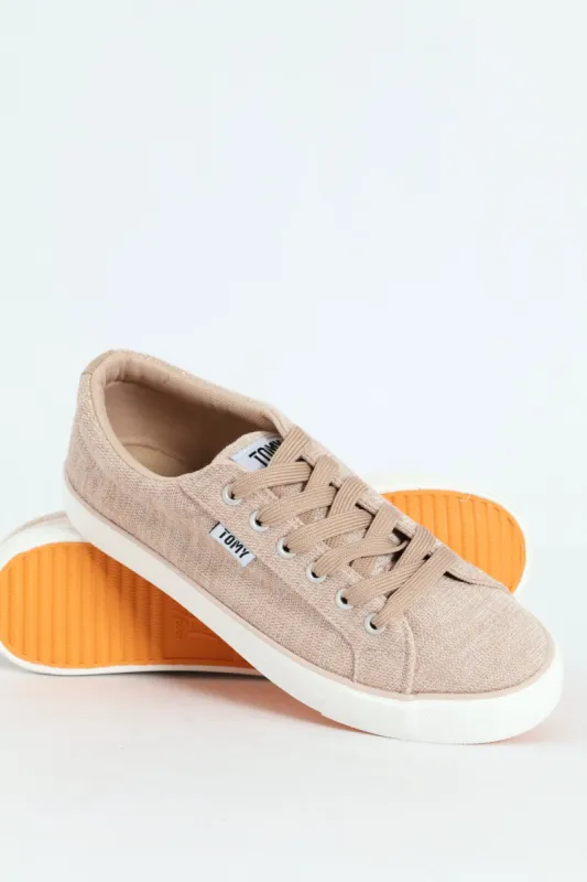 Zhuri Lace Up Sneaker - Wheat sold by Edgars