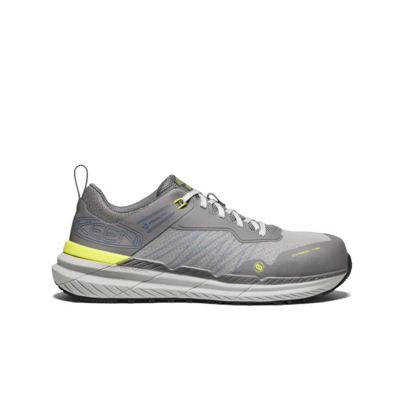 Men's Speedworks ESD Work Sneaker (Carbon Toe)  |  Steel Grey/Vintage Indigo sold by Keen