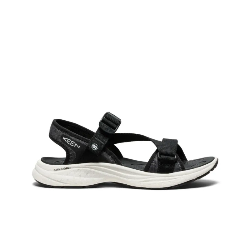Women's Leiki Open-Toe Sandal  |  Black/Star White sold by Keen