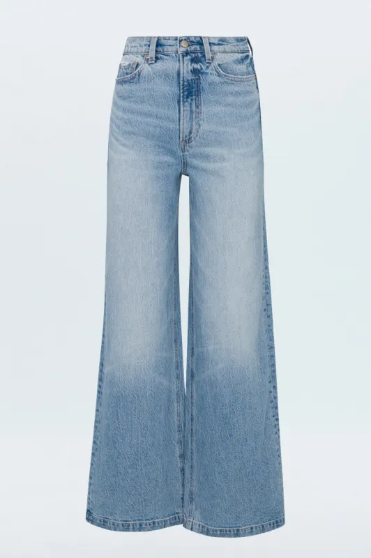 PETITE Lana High Rise Ultra Wide Leg Jean - Break sold by pistola