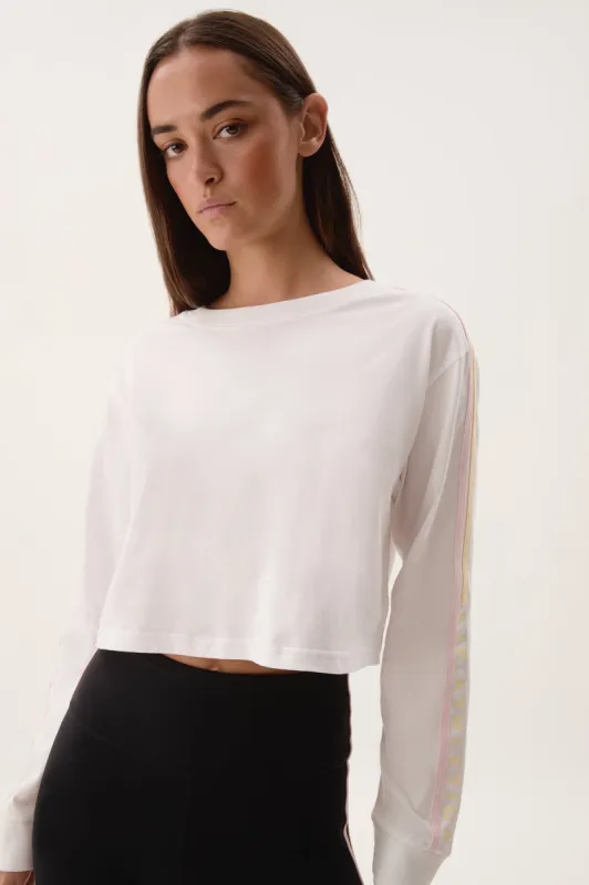 Long Sleeve Logo Tee 127 sold by Aje