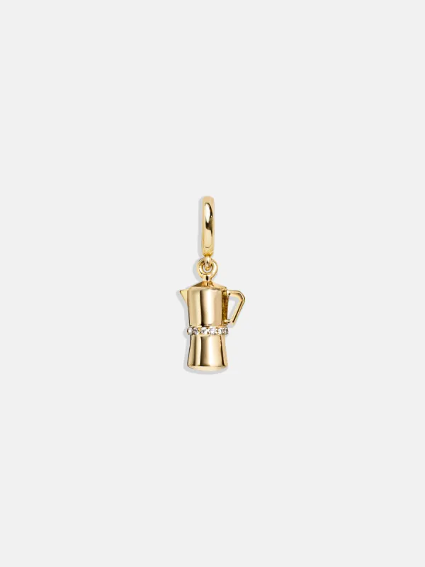 Snacks N' Sips Cluster Charm - Moka Pot sold by BaubleBar