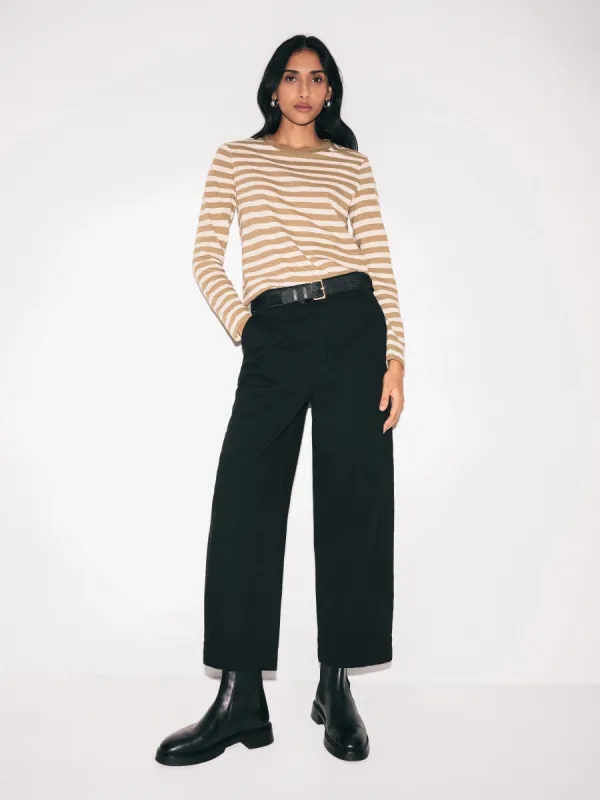 Kensington Barrel Leg Jean | Black sold by Jigsaw