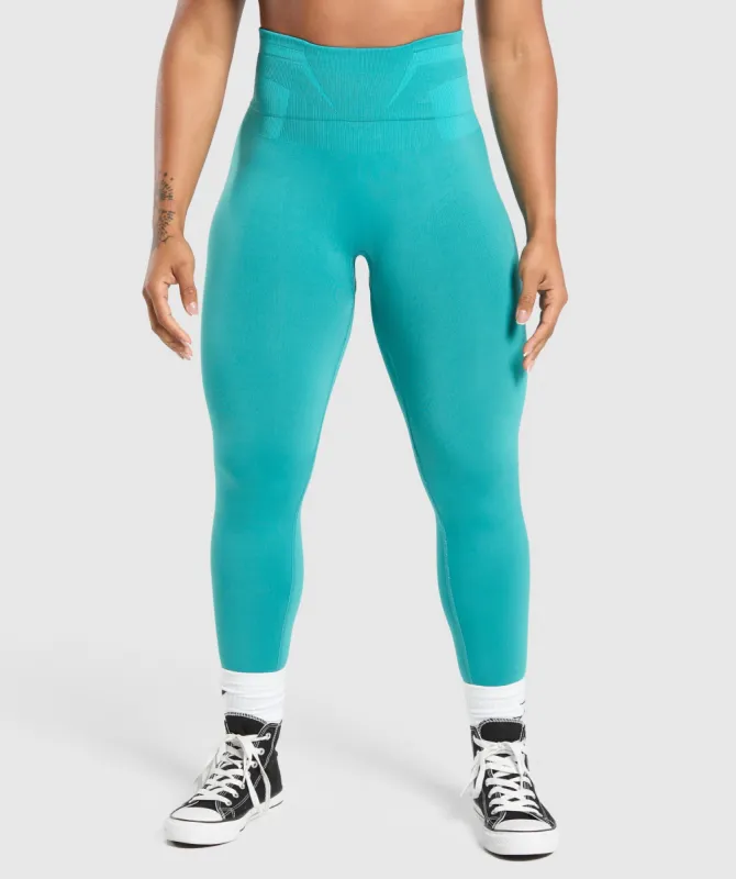 Gymshark Glute Boost Seamless Leggings- Bondi Teal/Artificial Teal sold by Gymshark