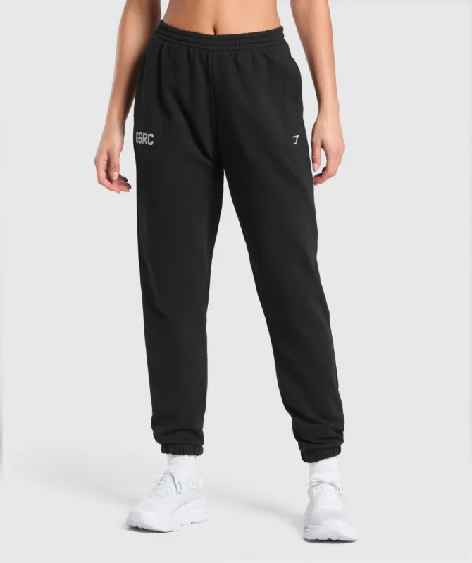 Gymshark Running Graphic Joggers - Black sold by Gymshark