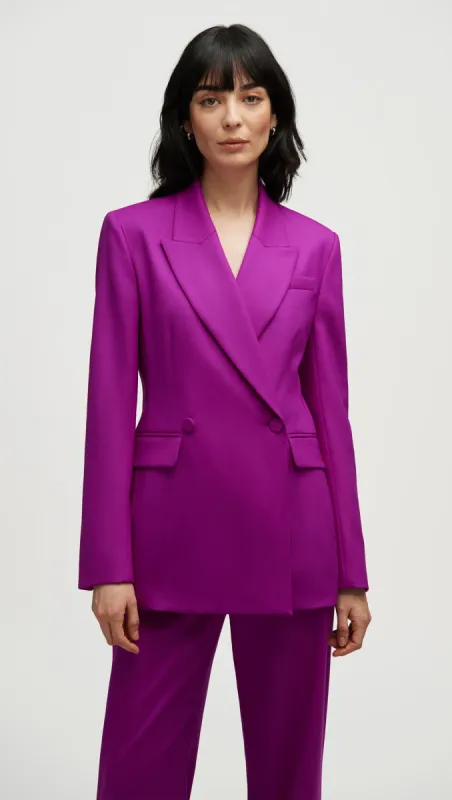 Cooper Blazer in Seasonless Wool | Orchid sold by Argent