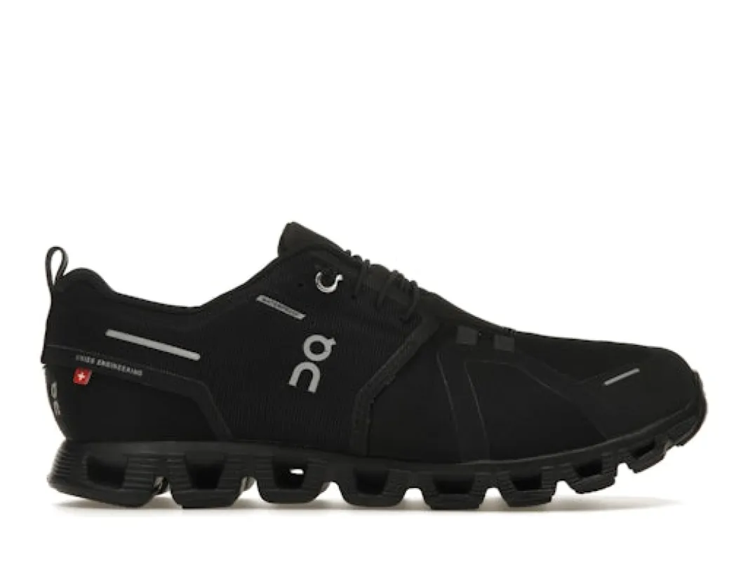 On Running Cloud 5 Waterproof All Black sold by Addict Sneakers