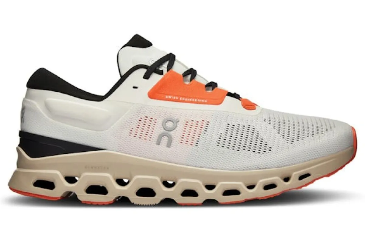 On Cloud Stratus 3 Undyed White Sand Orange sold by Addict Sneakers