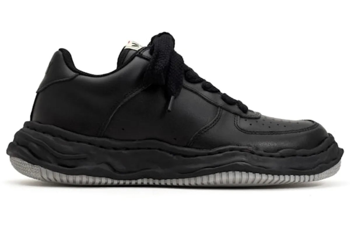 Maison Mihara Yasuhiro Wayne OG Sole Low Black Black sold by Addict Sneakers