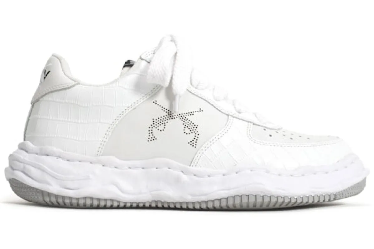 Maison Mihara Yasuhiro Wayne OG Sole Leather Low Roarguns White sold by Addict Sneakers