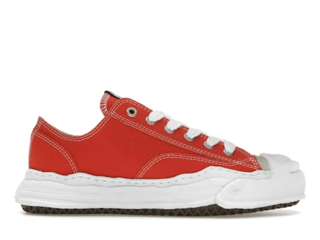 Maison Mihara Yasuhiro Hank OG Sole Canvas Low Orange sold by Addict Sneakers
