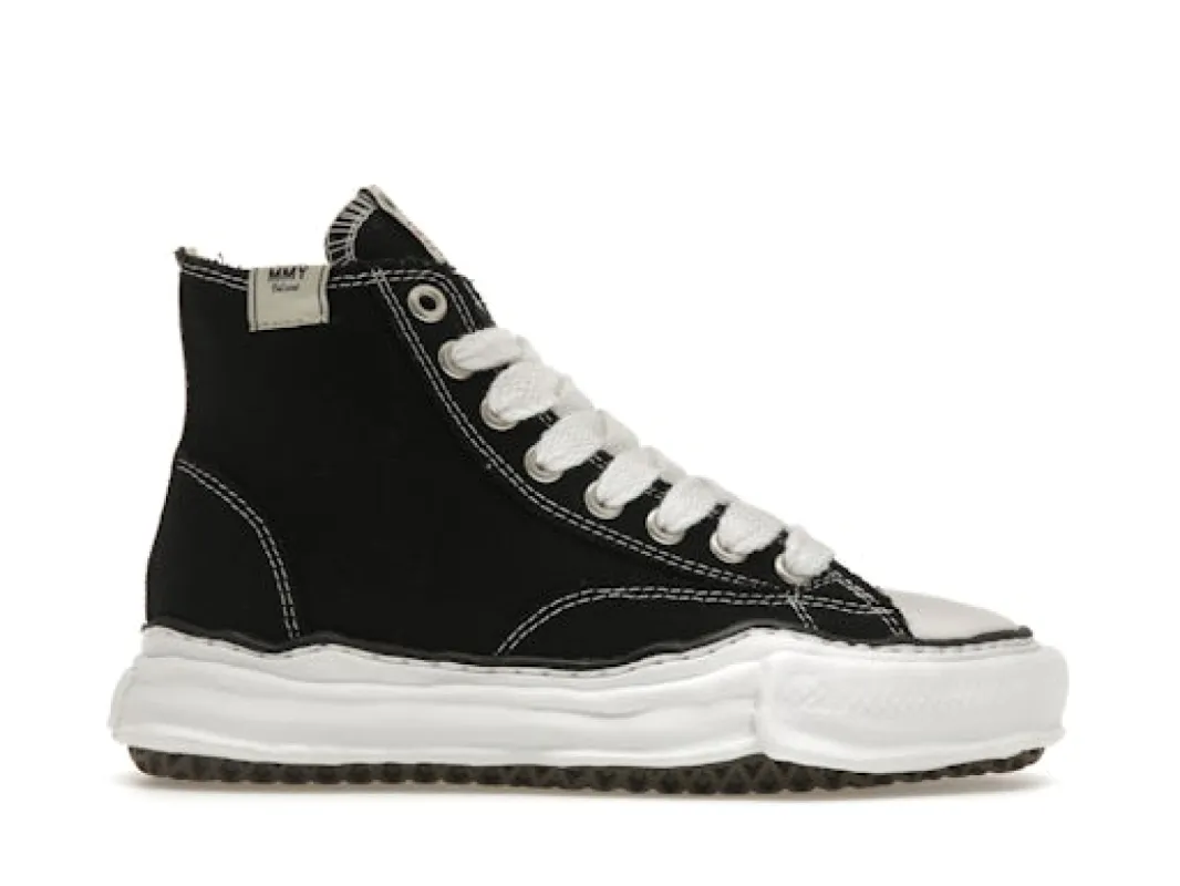 Maison Mihara Yasuhiro Peterson OG Sole Canvas High Black sold by Addict Sneakers