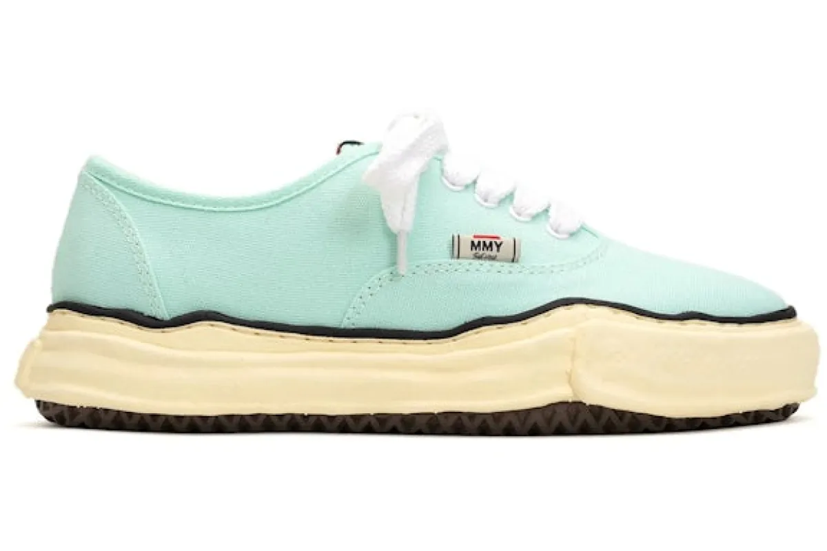 Maison Mihara Yasuhiro Baker Vintage OG Sole Canvas Low Light Blue sold by Addict Sneakers