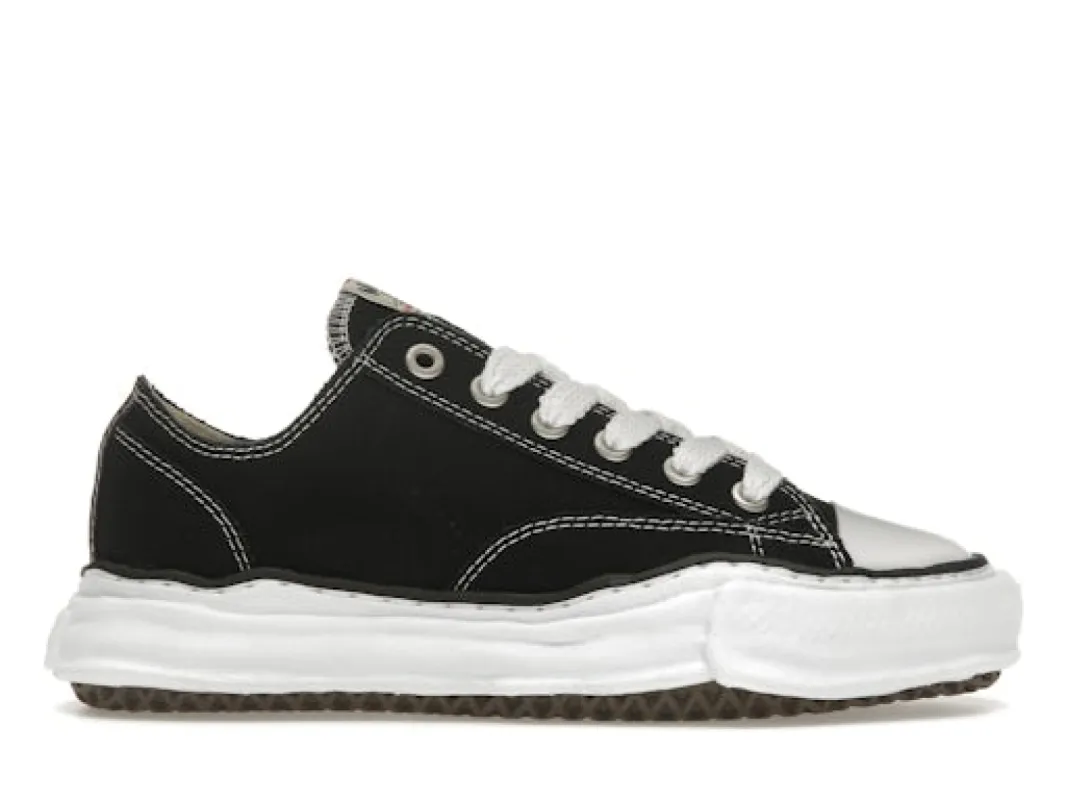 Maison Mihara Yasuhiro Peterson OG Sole Canvas Low Black sold by Addict Sneakers