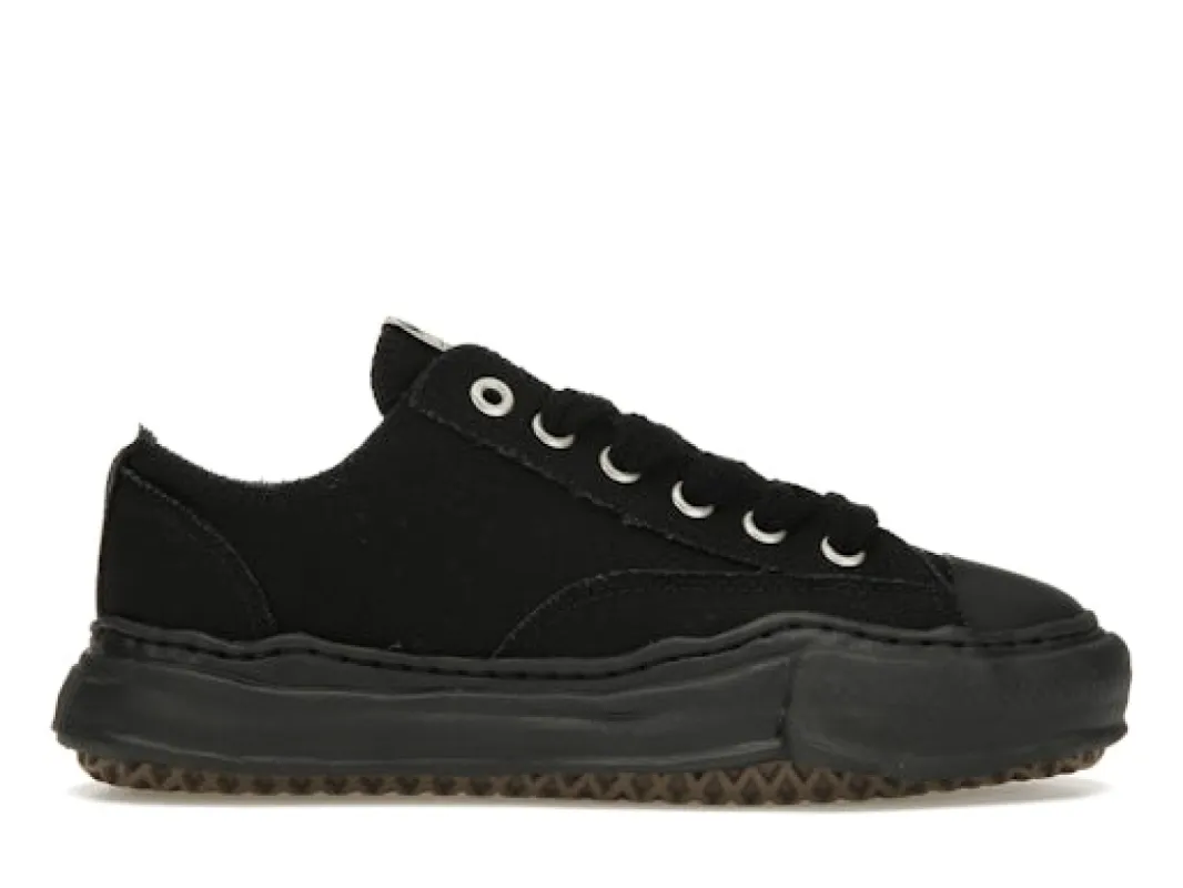 Maison Mihara Yasuhiro Peterson OG Sole Canvas Low Black Black sold by Addict Sneakers