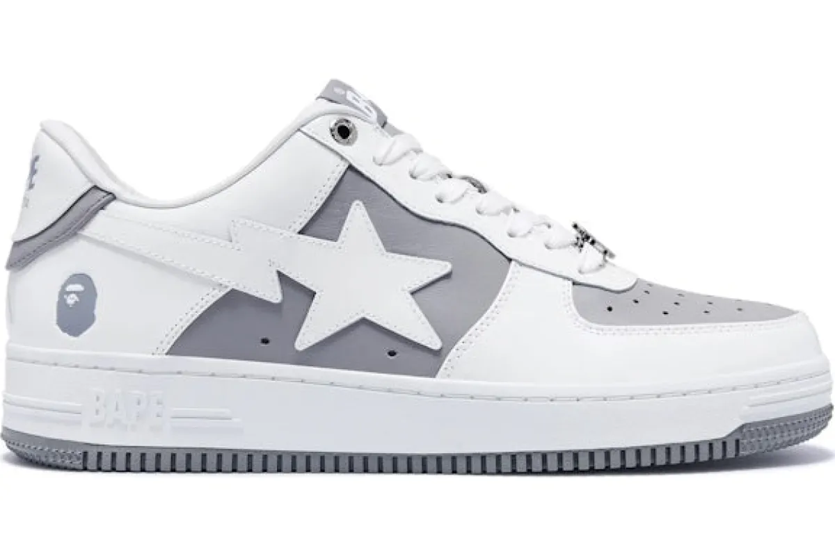 A Bathing Ape Bape Sta Low#6 Gray sold by Addict Sneakers