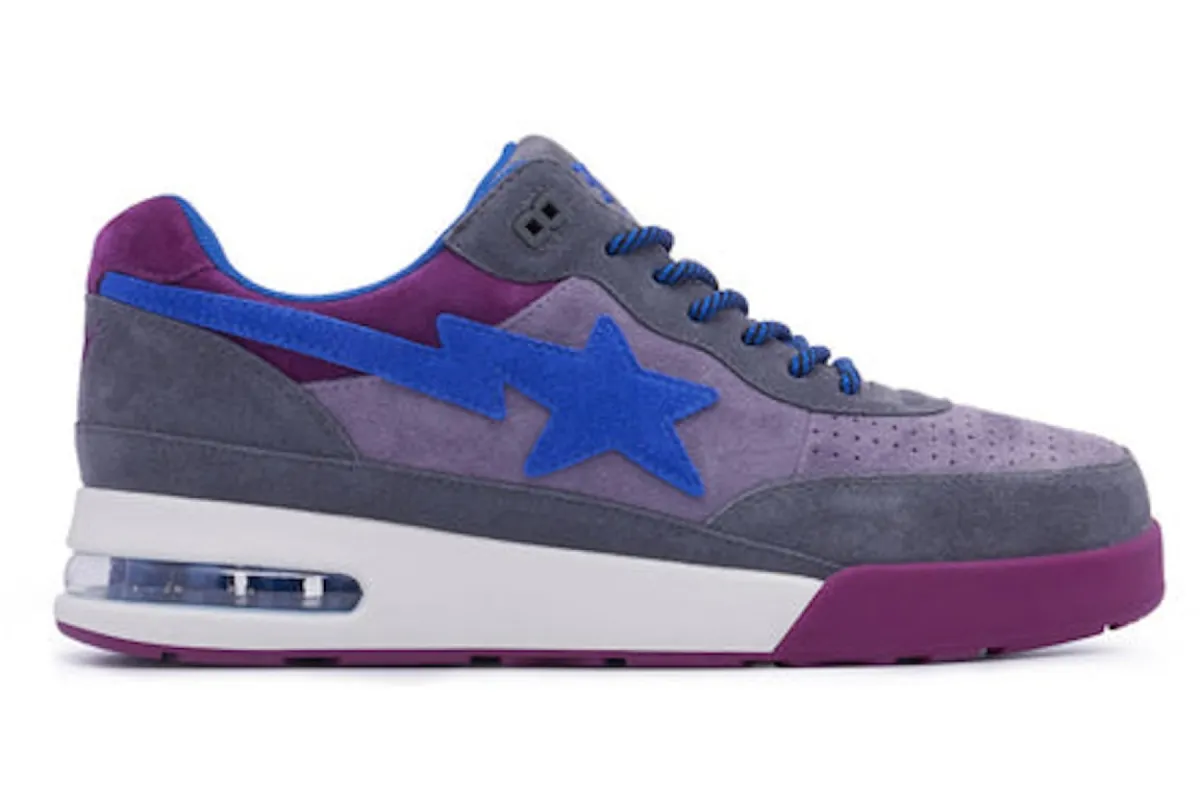 A Bathing Ape Road Sta Premium Suede Purple Blue sold by Addict Sneakers