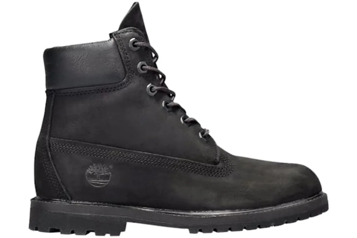 Timberland 6 Inch Premium Waterproof Boots Black Nubuck (Women's) sold by Addict Sneakers