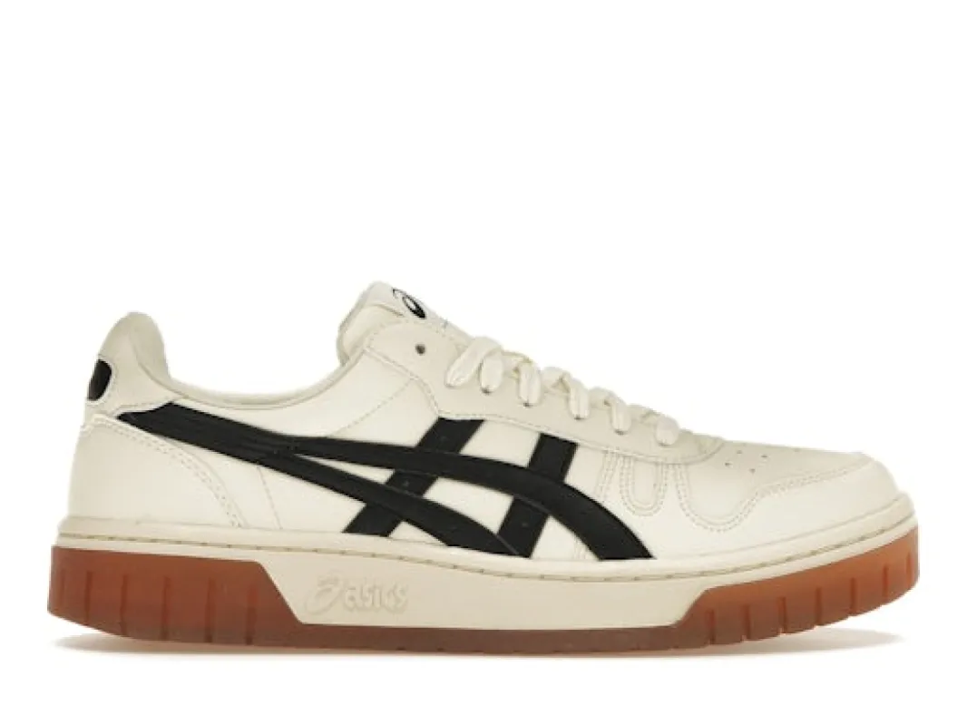 ASICS Court MZCream Black Gum sold by Addict Sneakers