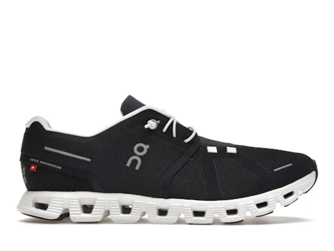 On Running Cloud 5 Midnight Navy White sold by Addict Sneakers
