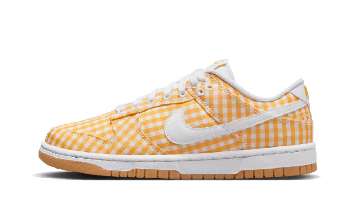 Nike Dunk Low Yellow Gingham sold by Addict Sneakers