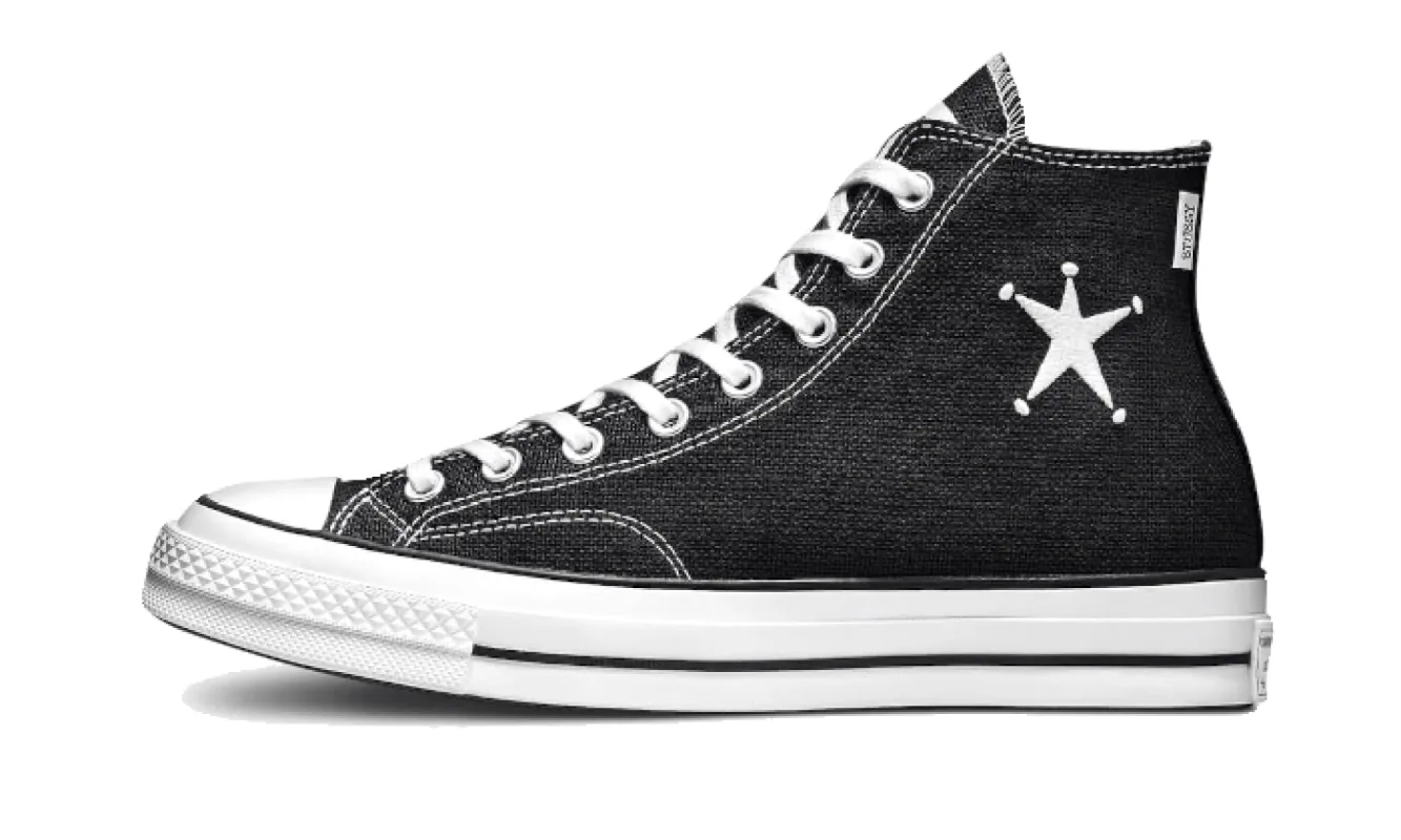 Converse Chuck Taylor All-Star 70 Hi Stussy Black sold by Addict Sneakers