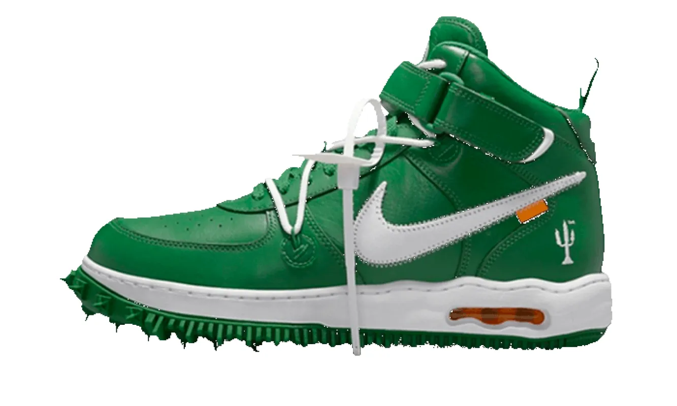 Nike Off-White Air Force 1 Mid SP Pine Green sold by Addict Sneakers