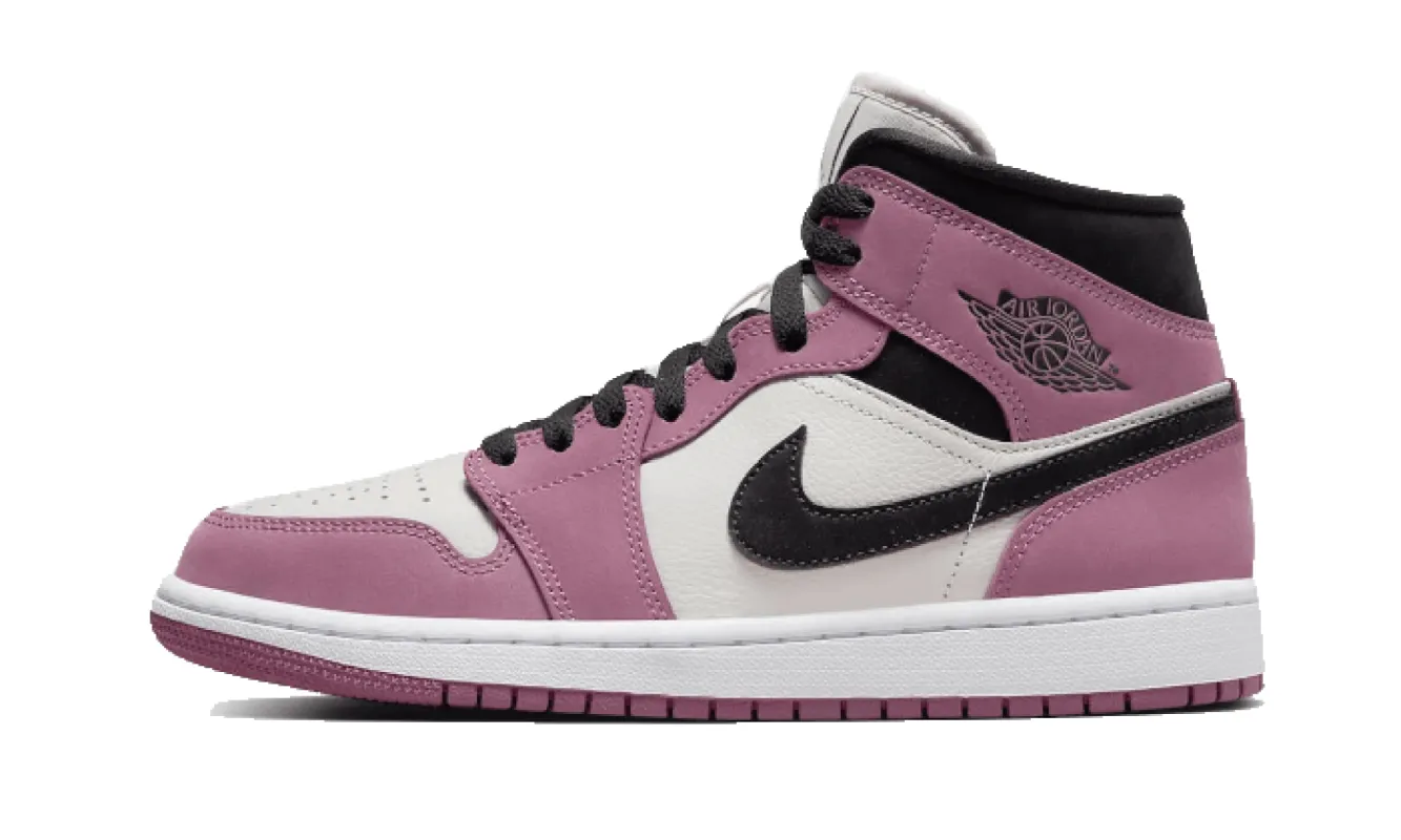 Air Jordan 1 Mid Light Mulberry sold by Addict Sneakers