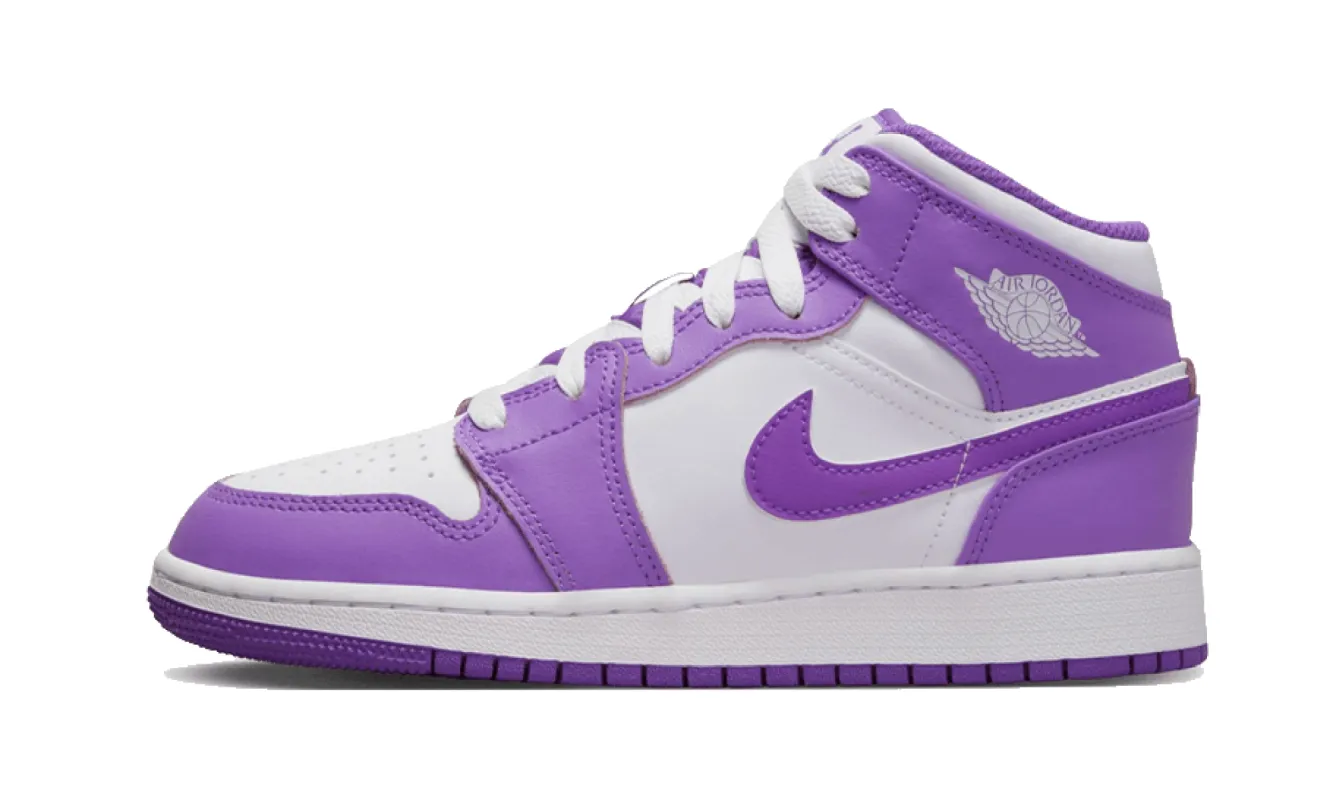 Air Jordan 1 Mid Purple Venom sold by Addict Sneakers