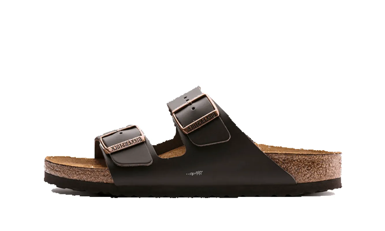 Birkenstock Arizona Natural Leather Dark Brown sold by Addict Sneakers