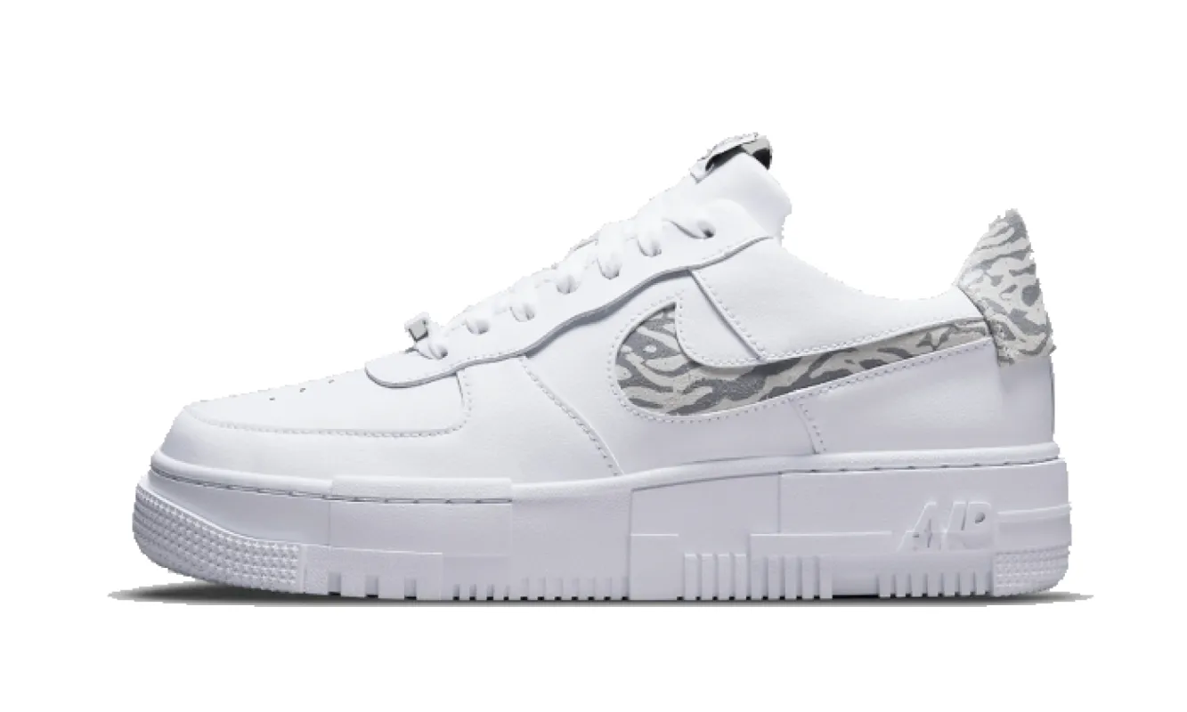 Nike Air Force 1 Low Pixel Zebra sold by Addict Sneakers