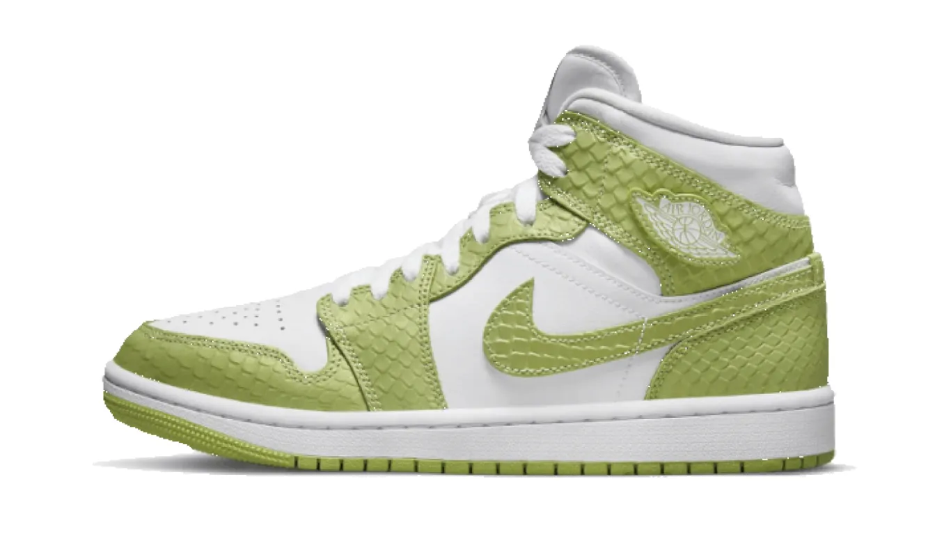Air Jordan 1 Mid Green Python sold by Addict Sneakers