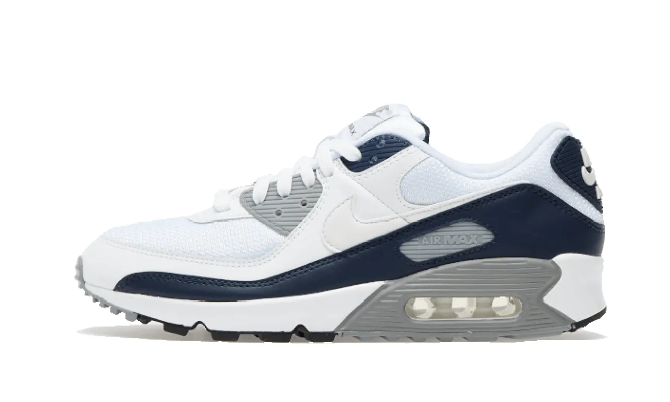 Nike Air Max 90 White Grey Obsidian sold by Addict Sneakers