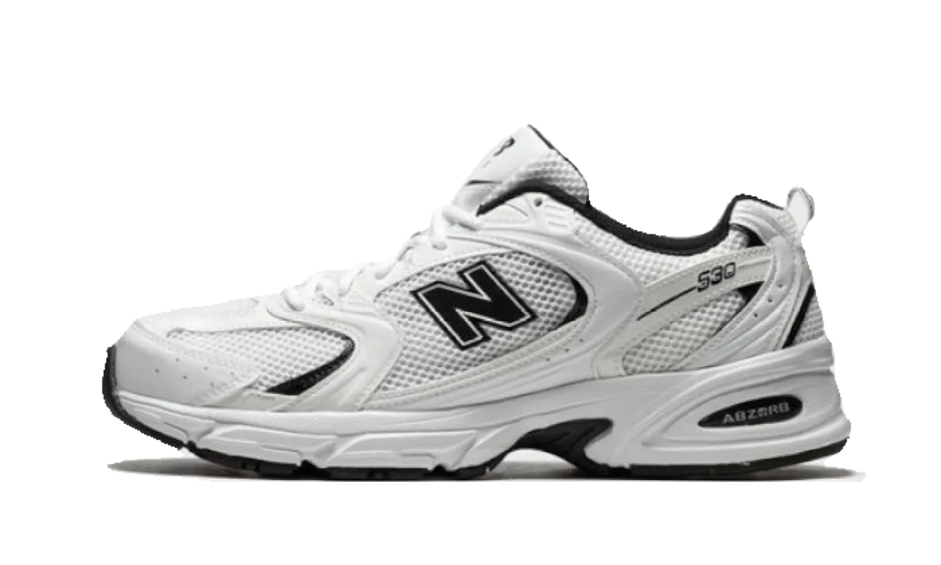 New Balance 530 White Black Details sold by Addict Sneakers