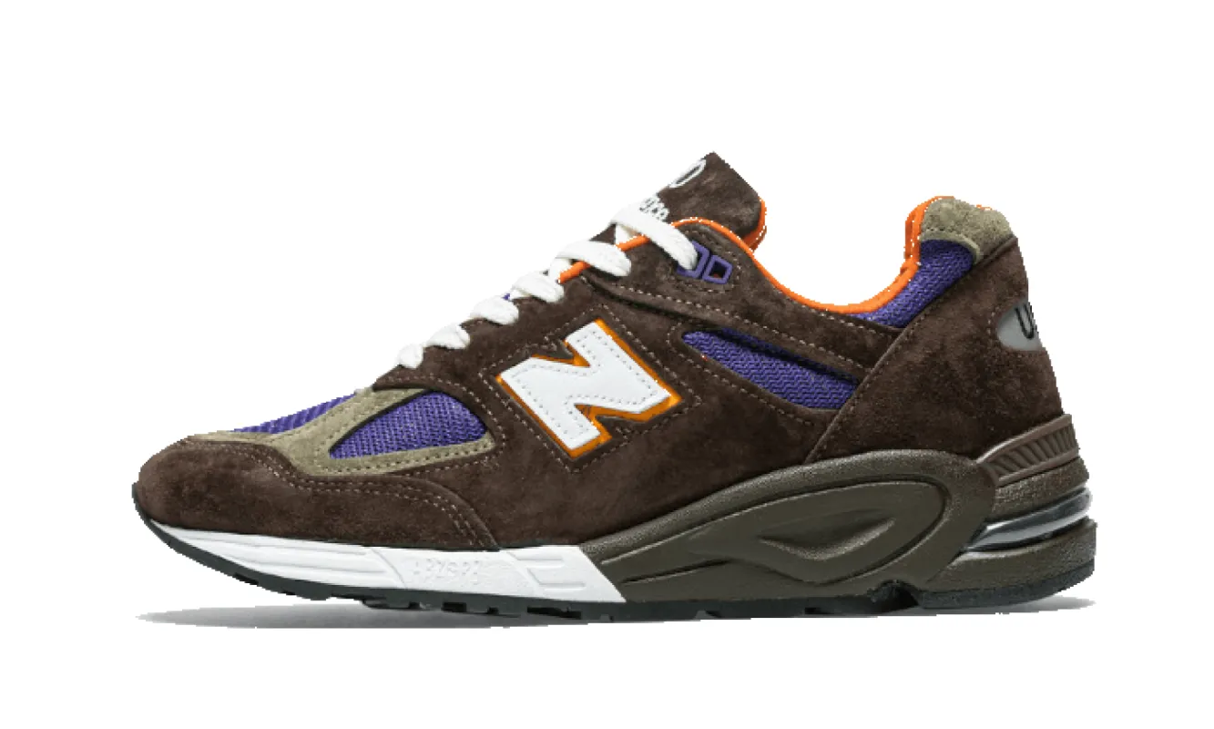 New Balance 990 V2 Made In Usa Brown Purple sold by Addict Sneakers