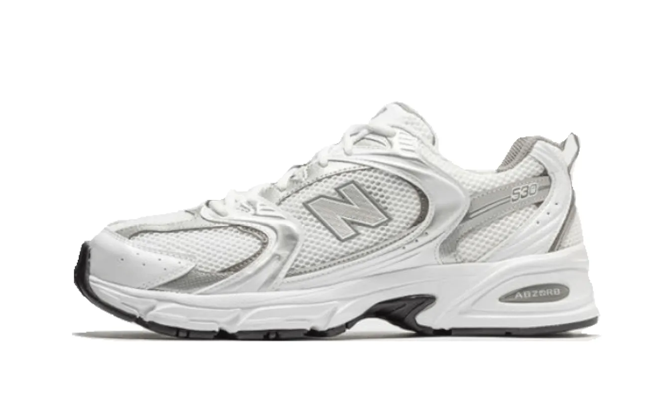 New Balance 530 White Silver Metallic sold by Addict Sneakers