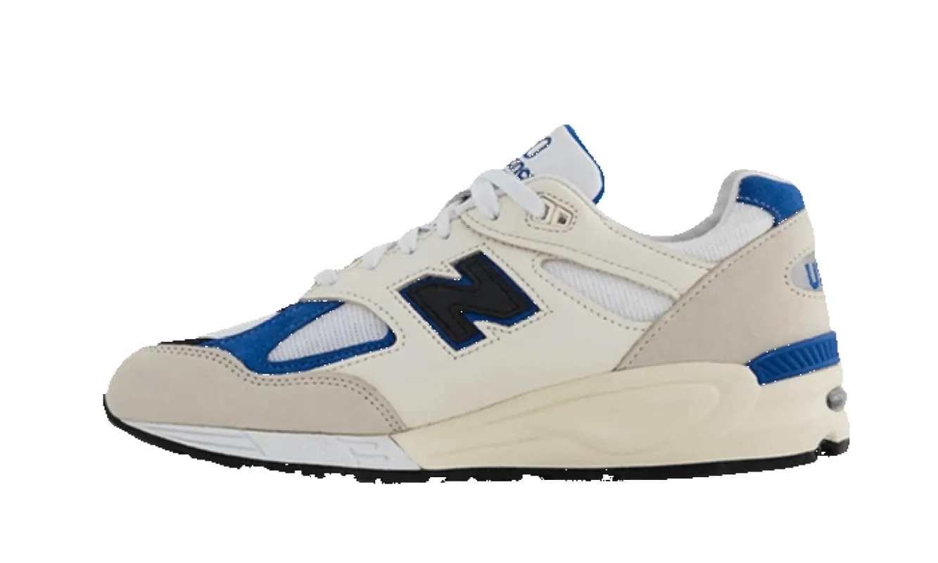 New Balance 990 V2 Made In Usa White Blue sold by Addict Sneakers