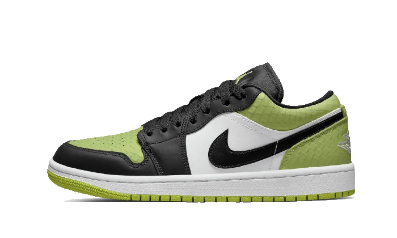 Air Jordan 1 Low Vivid Green Snakeskin sold by Addict Sneakers