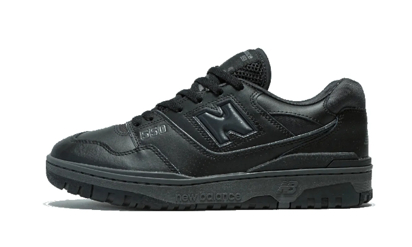 New Balance 550 Triple Black sold by Addict Sneakers