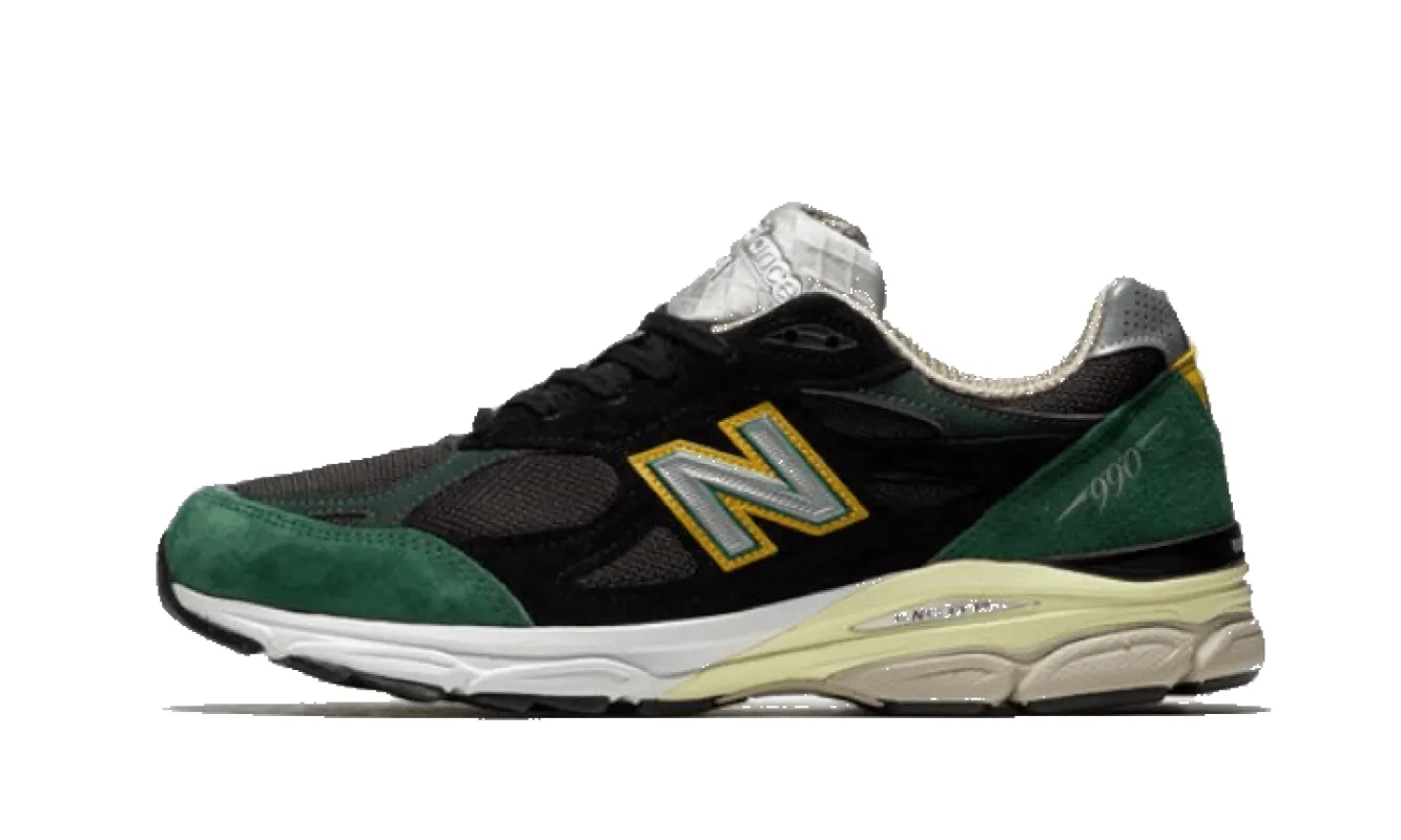 New Balance 990 V3 Black Green Yellow sold by Addict Sneakers