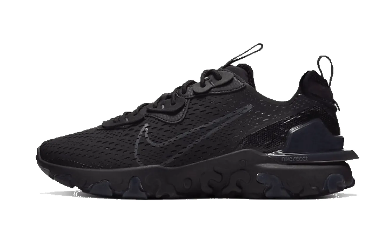 Nike React Vision Triple Black sold by Addict Sneakers