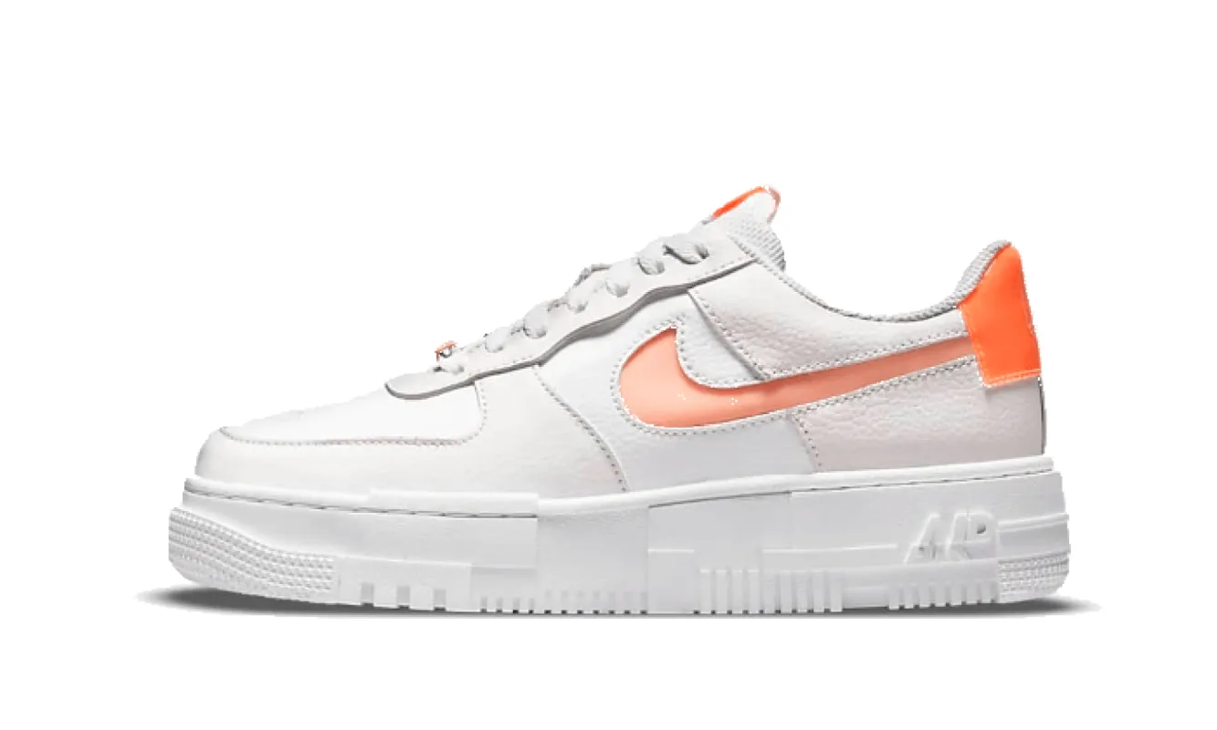 Nike Air Force 1 Low Pixel White Orange sold by Addict Sneakers