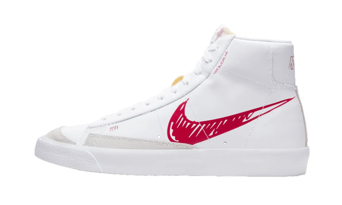 Nike Blazer Mid Sketch Red Swoosh sold by Addict Sneakers